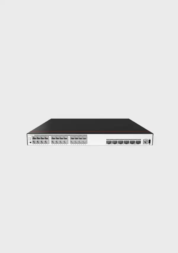 Изображения Коммутатор S5735-S24ST4XE-V2 (24*GE SFP ports, 8 of which are dual-purpose 10/100/1000 or SFP, 4*10GE SFP+ ports, 2*12GE stack ports, without power module)